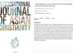 Challenging the Common Claim: Brittle Christian-Muslim Relations in Maluku, Indonesia